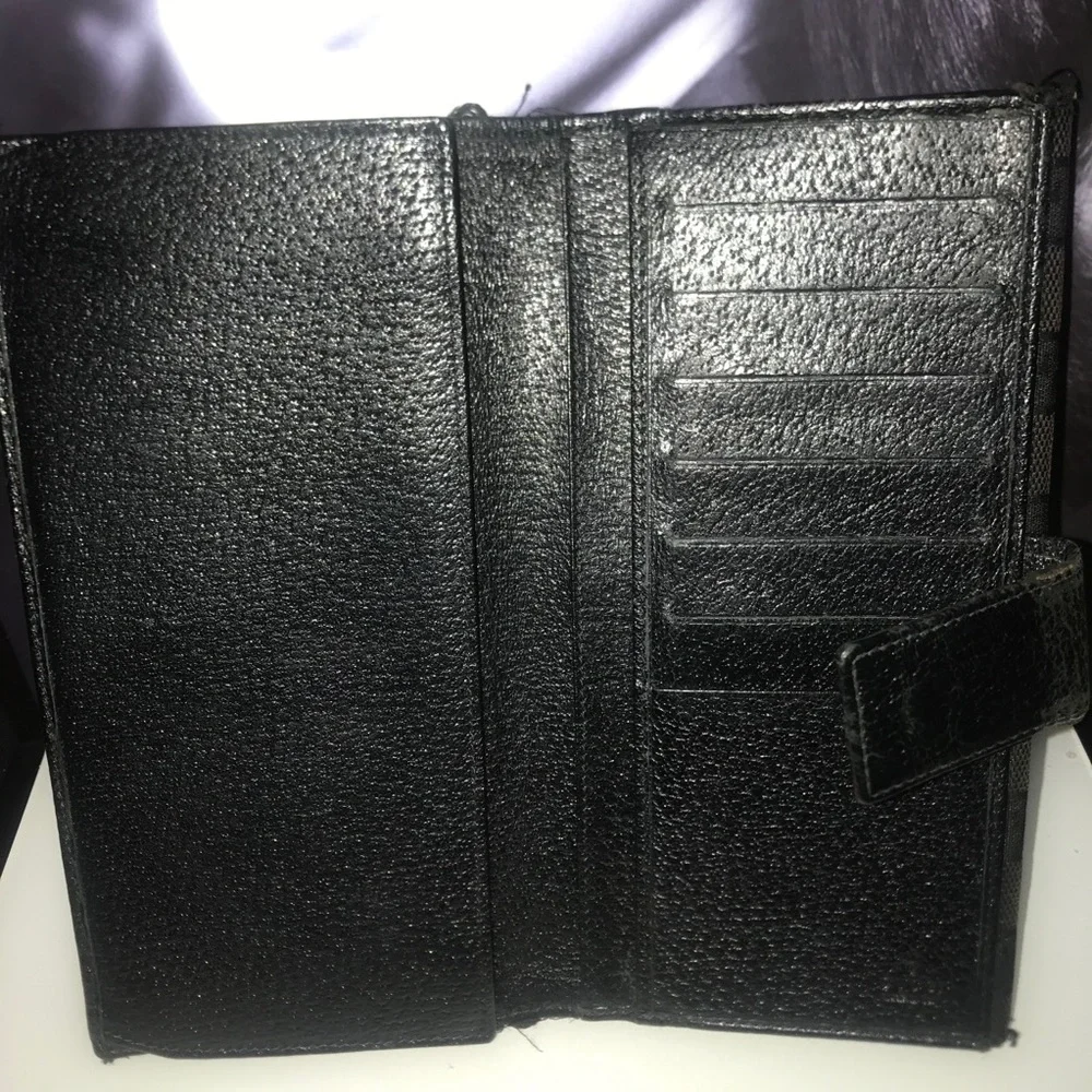 Gucci vintage dark brown long wallet - Picture 3 of 5